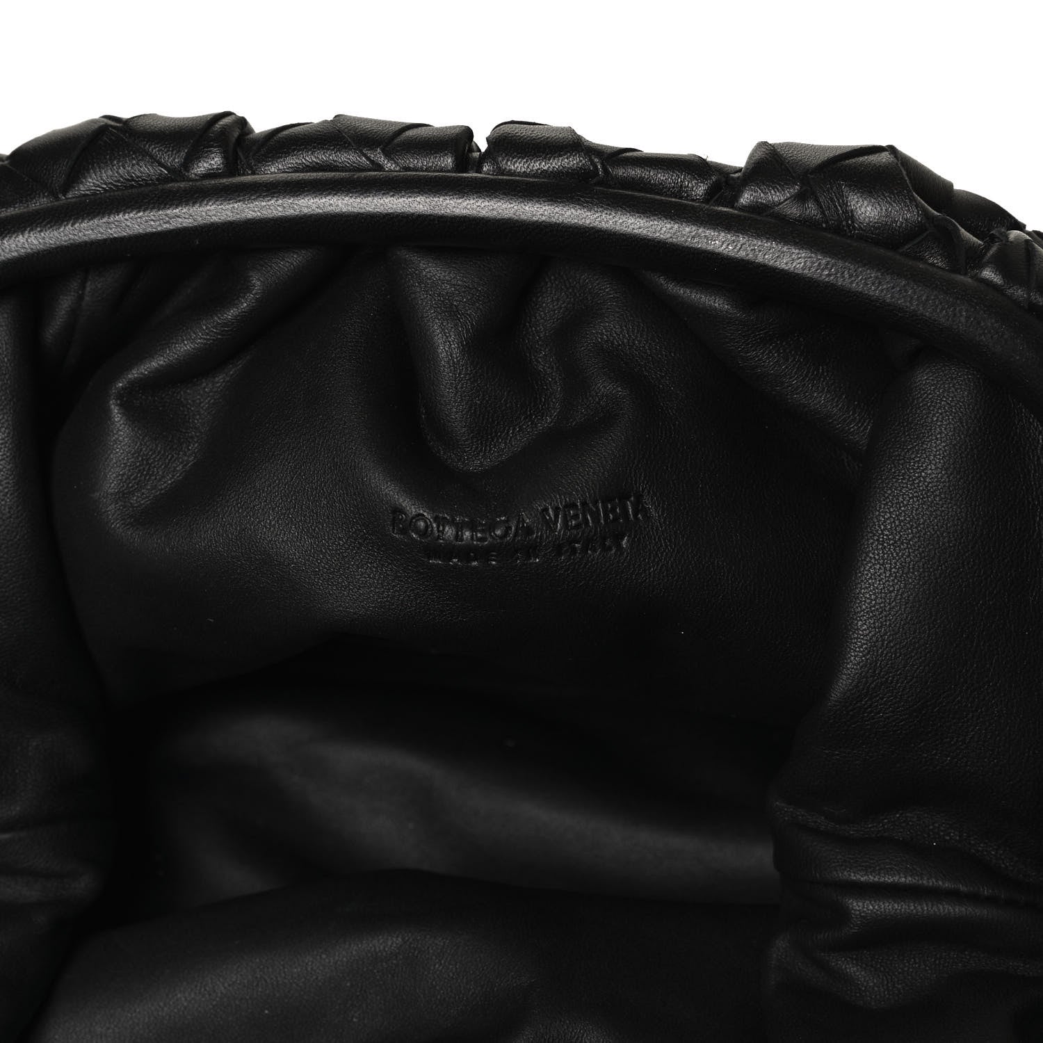 Bottega Veneta Nappa Maxi Intreccio The Pouch Oversized Clutch Black 6 of 11