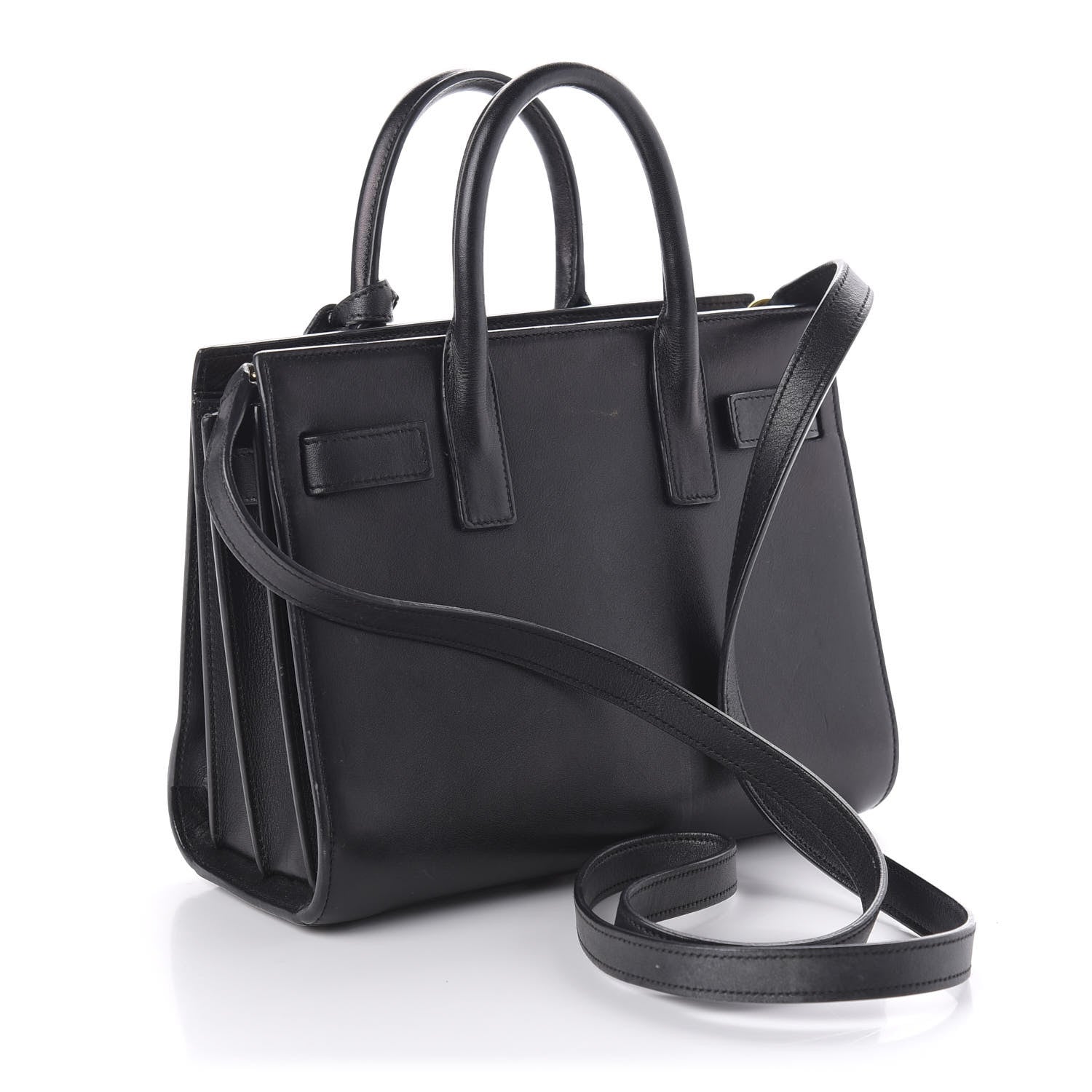 Saint Laurent Calfskin Nano Sac de Jour Black 3 of 10