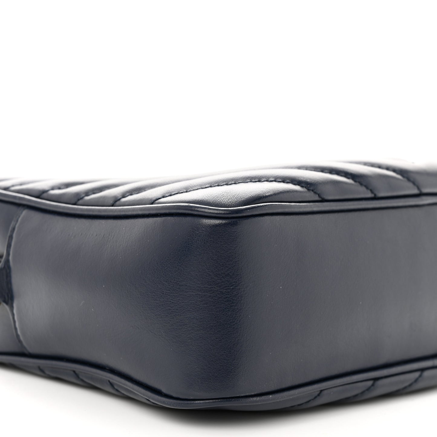 Calfskin Matelasse Monogram Lou Camera Bag Navy
