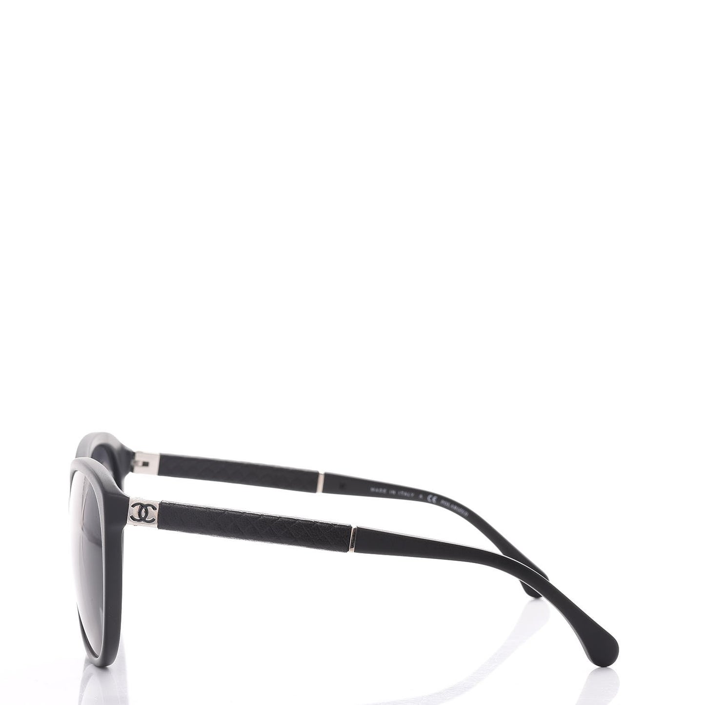 Quilted CC Sunglasses 5225-Q Black