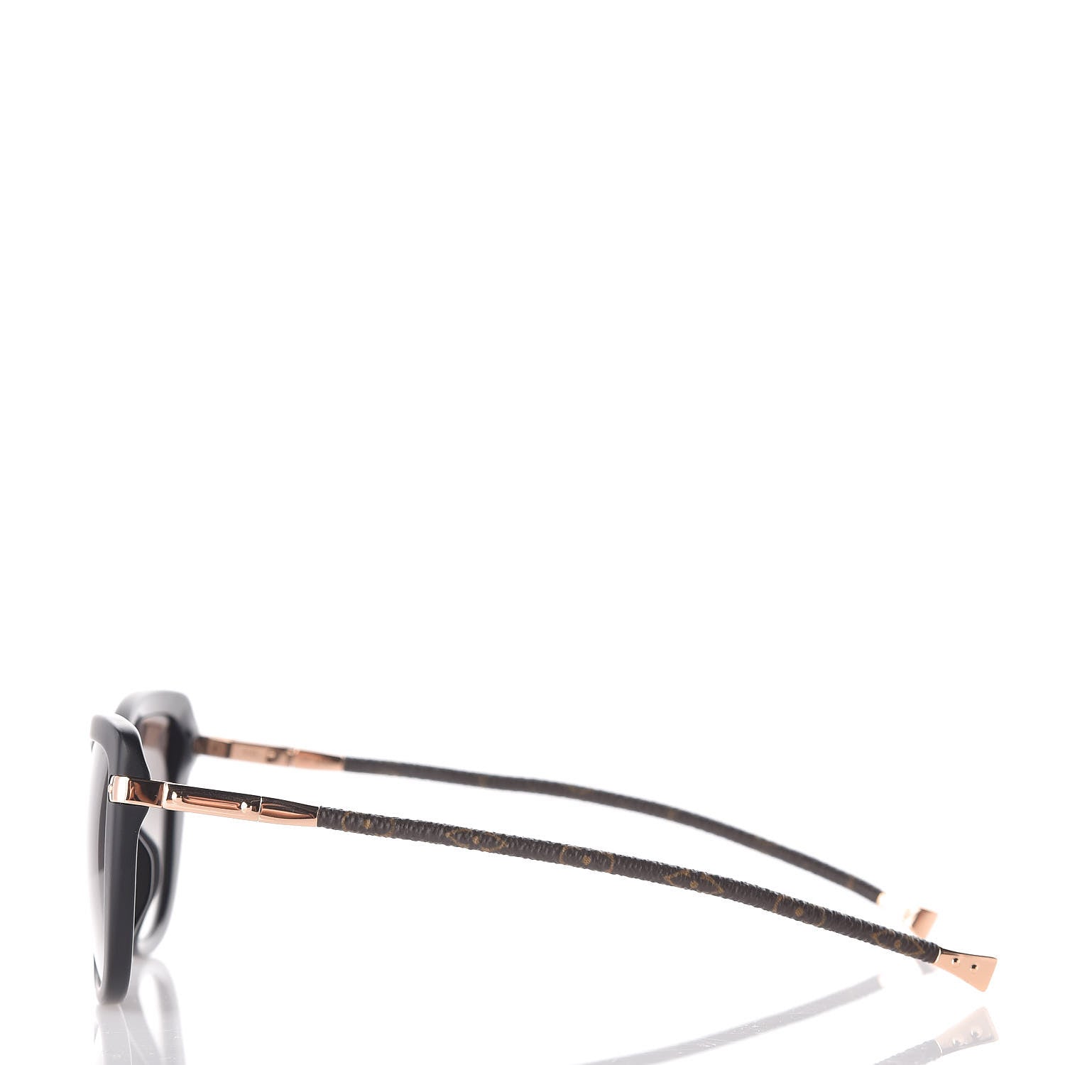 Louis Vuitton Monogram Acetate Charlotte Sunglasses Z0781E Black Louis Vuitton Monogram Acetate Charlotte Sunglasses Z0781E Black