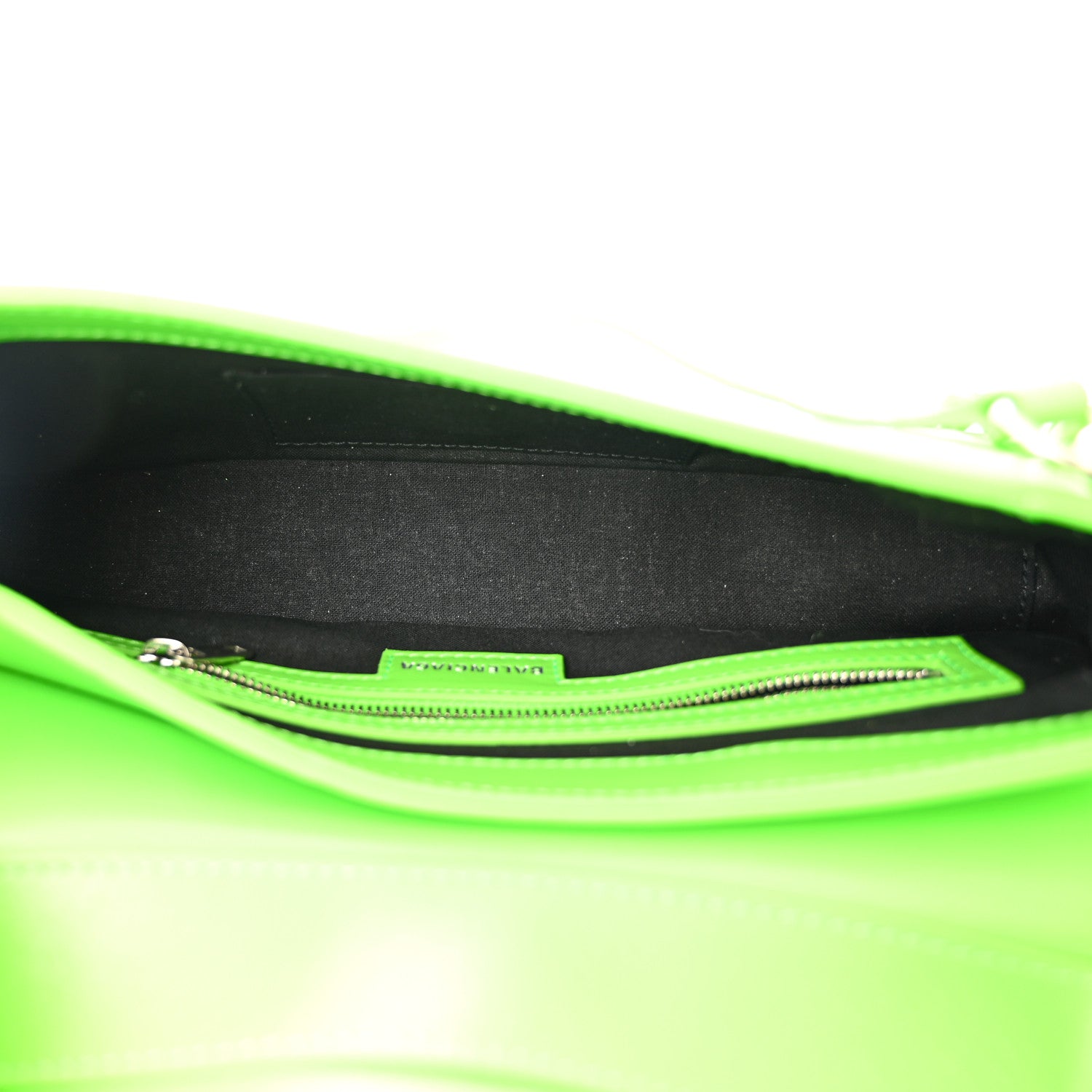 Balenciaga Smooth Calfskin Small Lindsay Shoulder Bag Acid Green 5 of 12