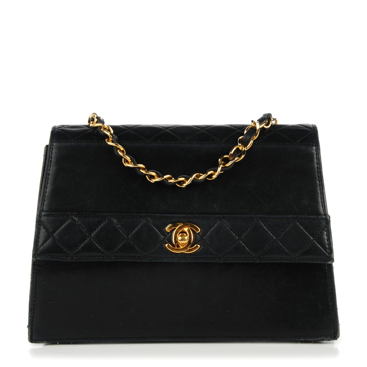 Chanel Lambskin Quilted Small Shoulder Bag Black 1 of 10