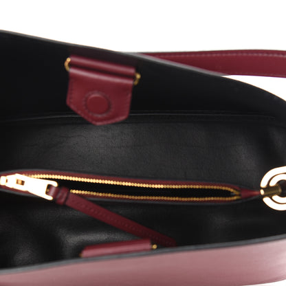 Prada Saffiano Cuir Small Matinee Tote Cherry Black 5 of 12