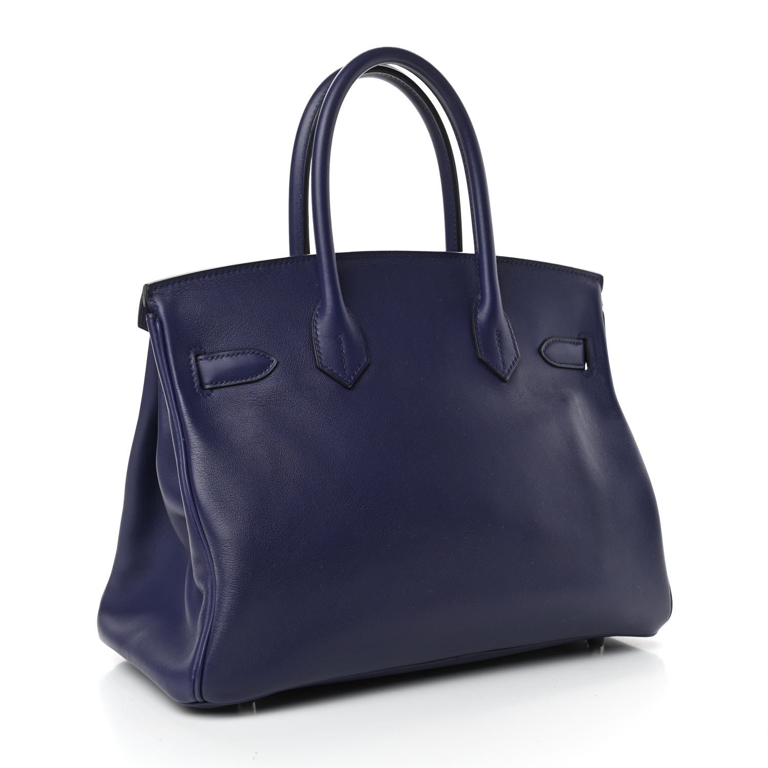 Hermes Swift Epsom Tressage Birkin 30 Bleu Encre Bleu Du Nord Gold 3 of 10