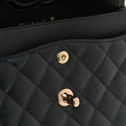 Chanel Lambskin Quilted Small Double Flap Black 8 of 10