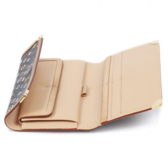Monogram Multicolor Porte Tresor International Wallet Black