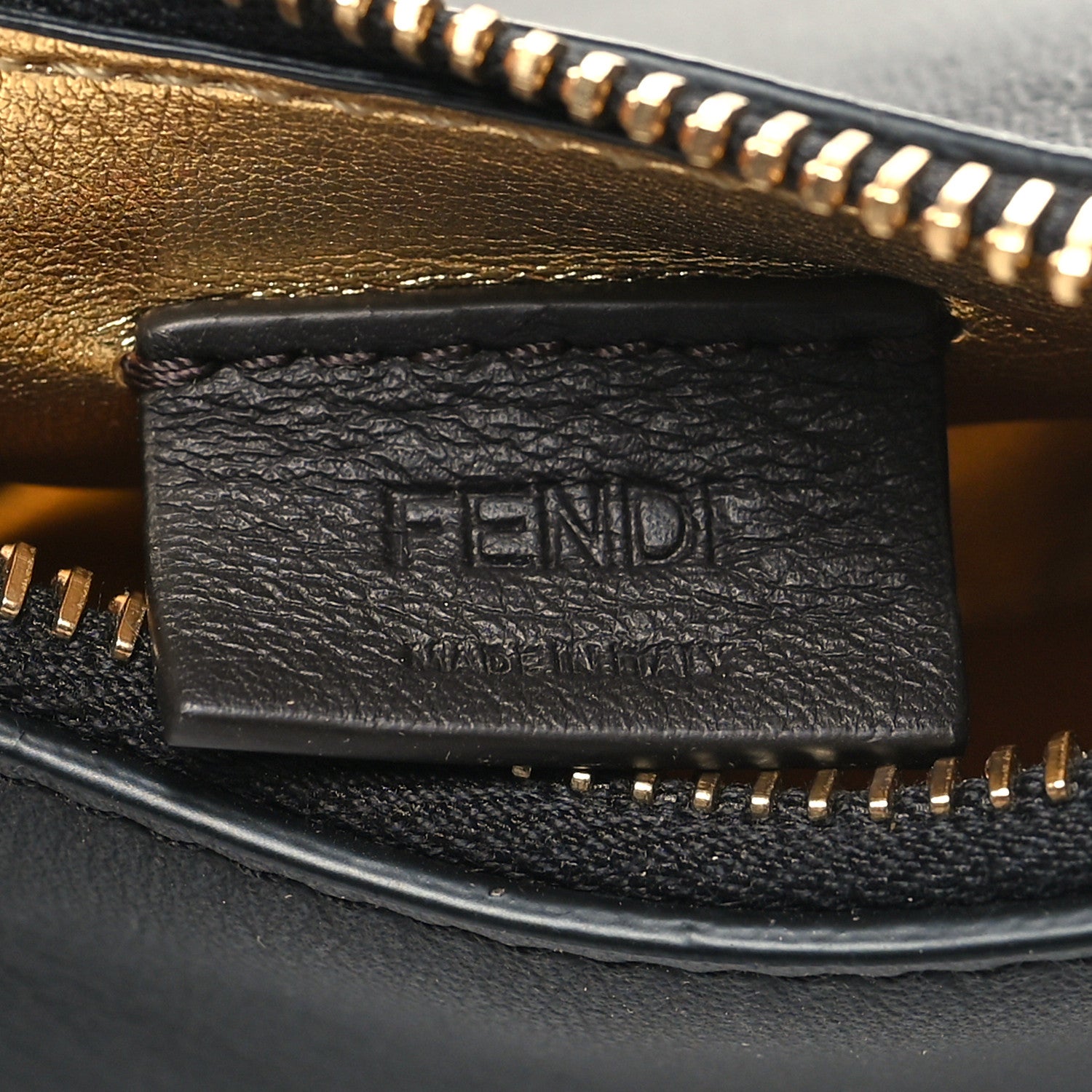 Fendi Vitello Grace Matte Nano Fendigraphy Hobo Charm Black 6 of 11