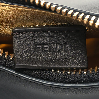 Fendi Vitello Grace Matte Nano Fendigraphy Hobo Charm Black 6 of 11