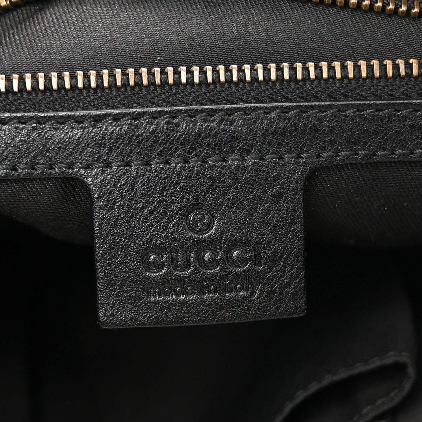 Monogram Medium Interlocking Hobo Black