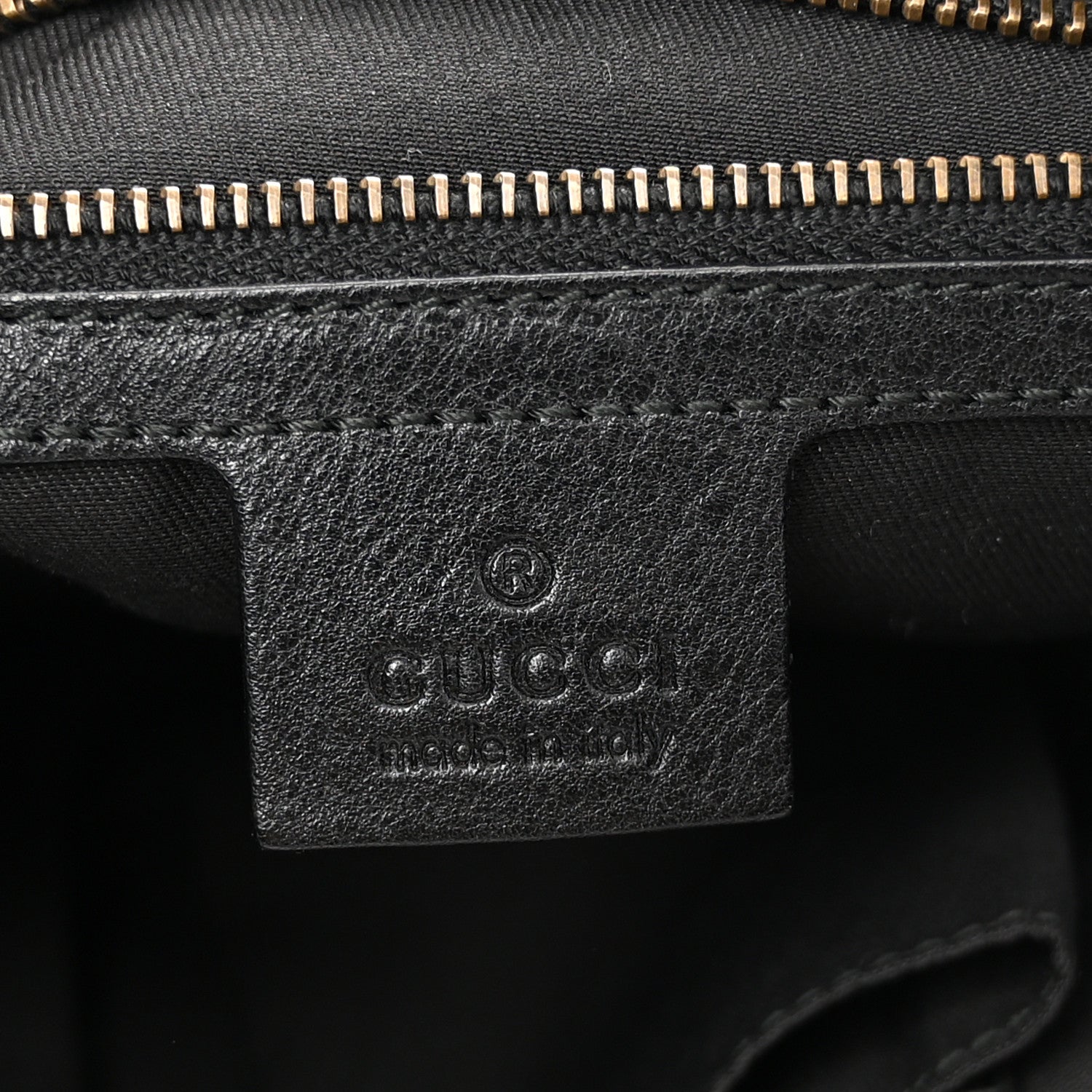 Gucci Monogram Medium Interlocking Hobo Black 6 of 10