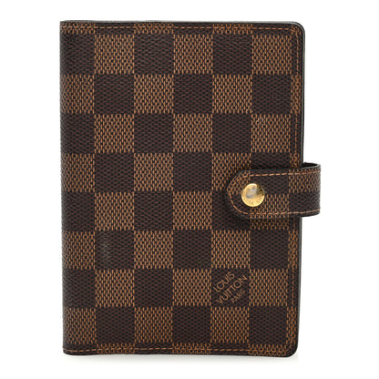 Louis Vuitton LOUIS VUITTON Damier Ebene Small Ring Agenda Cover 1 of 6