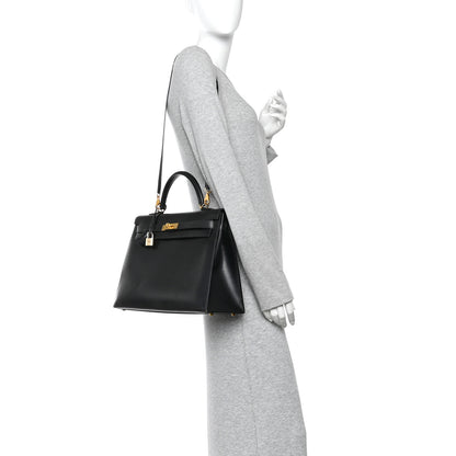 Hermes Box Kelly Sellier 35 Black 2 of 18