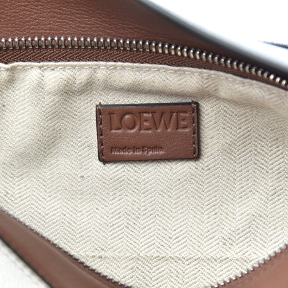Loewe Calfskin Small Puzzle Bag Brunette Soft White Black 6 of 11