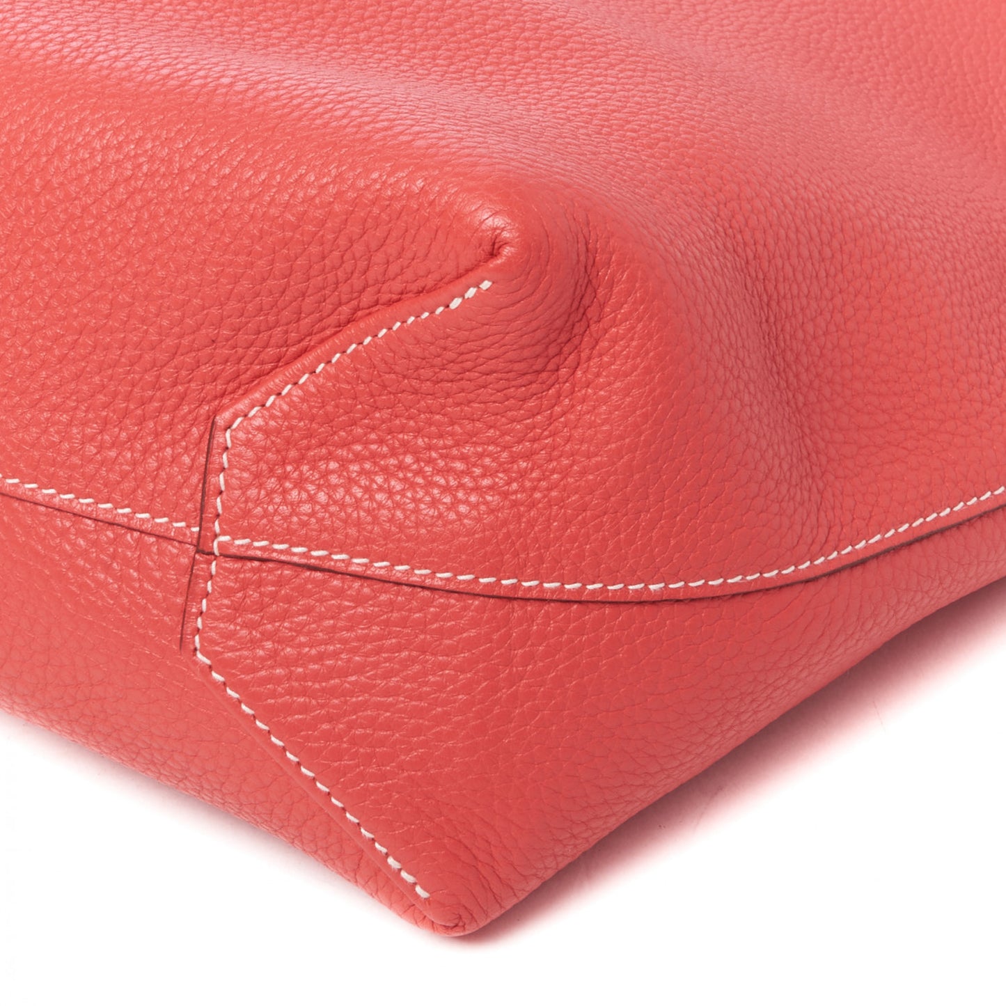 Taurillon Clemence Double Sens 45 Reversible Tote Rubis Bougainvillea