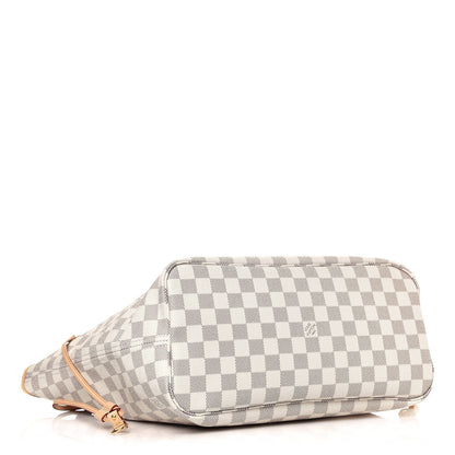 Louis Vuitton Damier Azur Neo Neverfull MM Rose Ballerine 8 of 13
