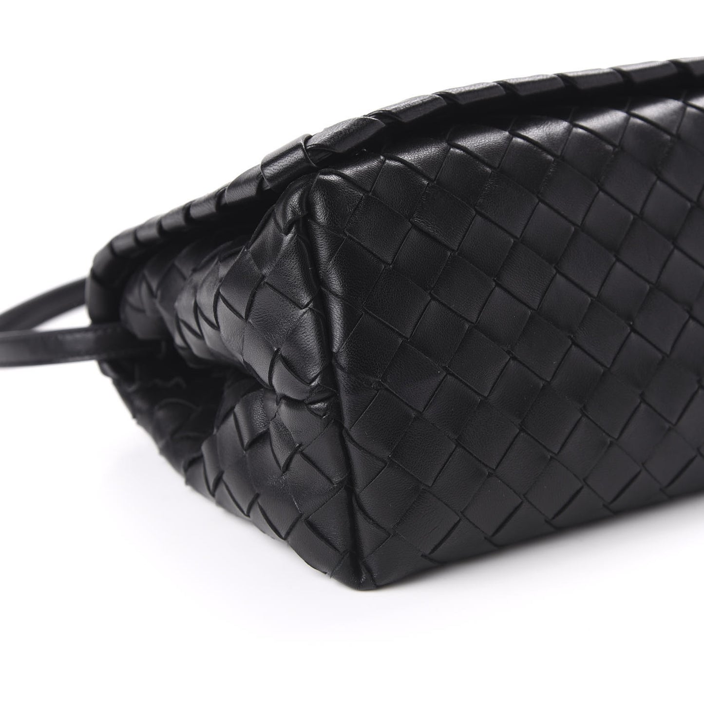 Nappa Intrecciato Crossbody Black