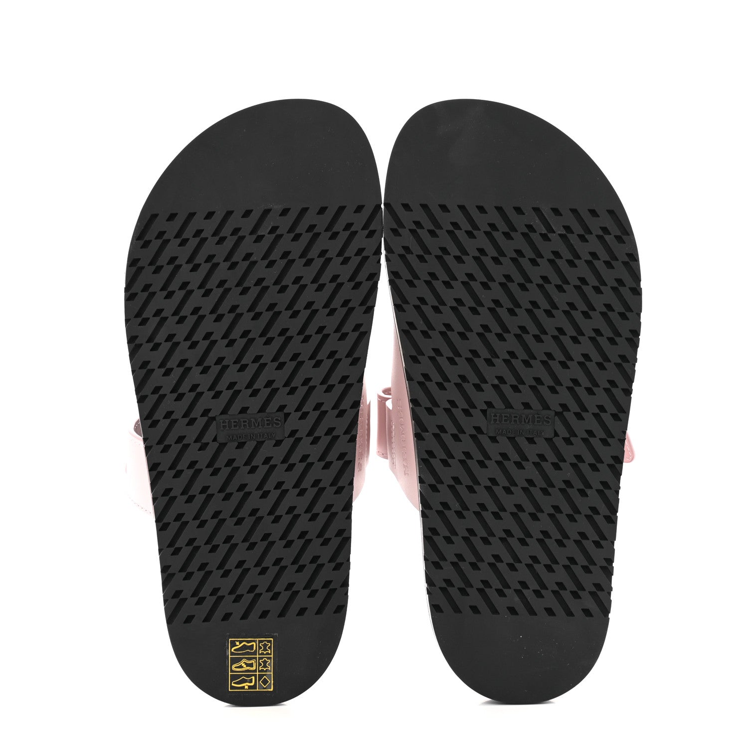 Hermes Calfskin Womens Chypre Sandals 36.5 Rose Cancan 6 of 10