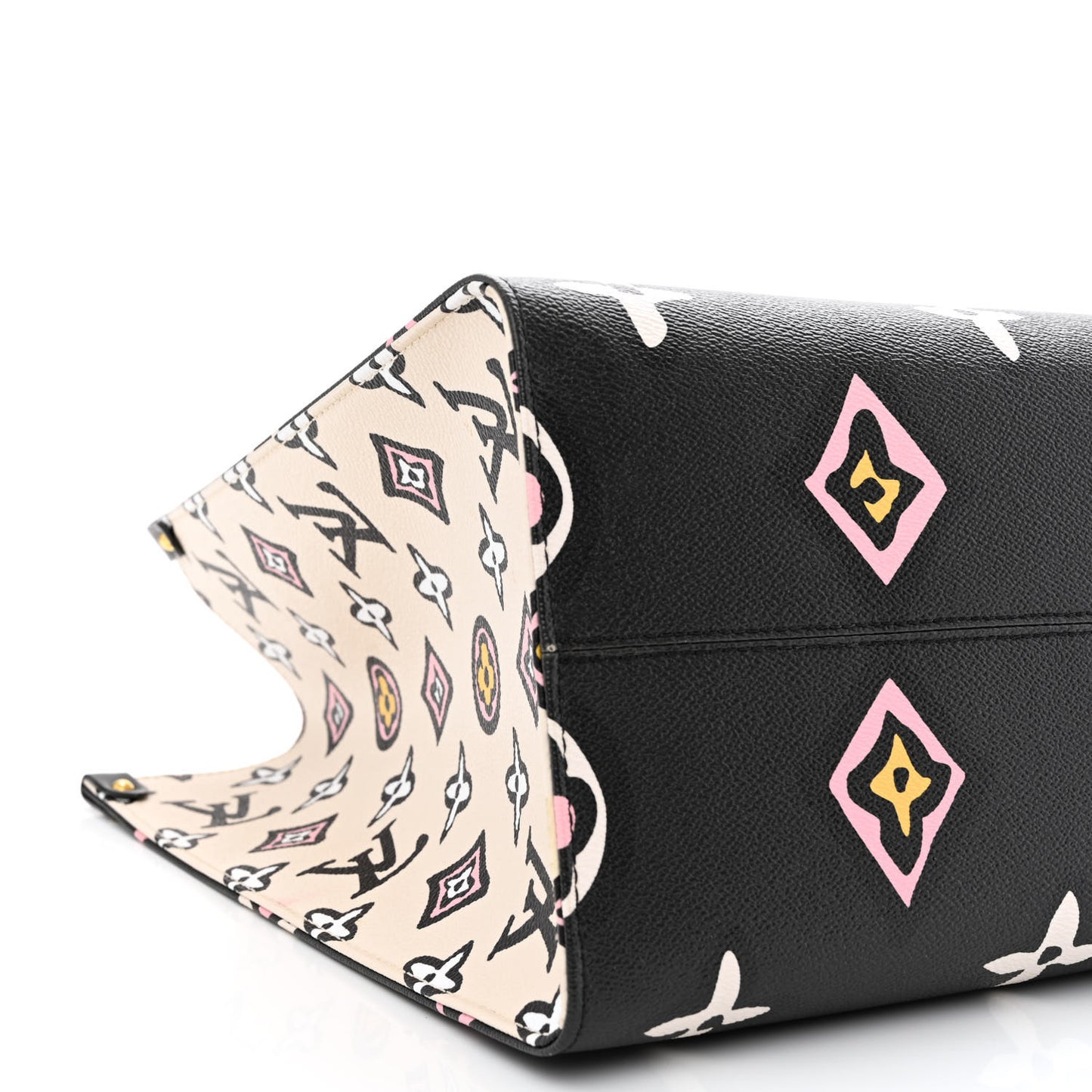 Monogram Giant Wild At Heart Onthego GM Black