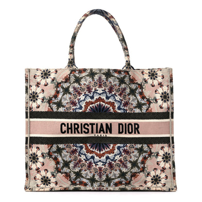 Christian Dior Canvas Embroidered Large KaleiDioroscopic Book Tote Multicolor 1 of 15
