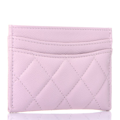 Chanel Caviar Quilted Card Holder Light Pink 3 of 8