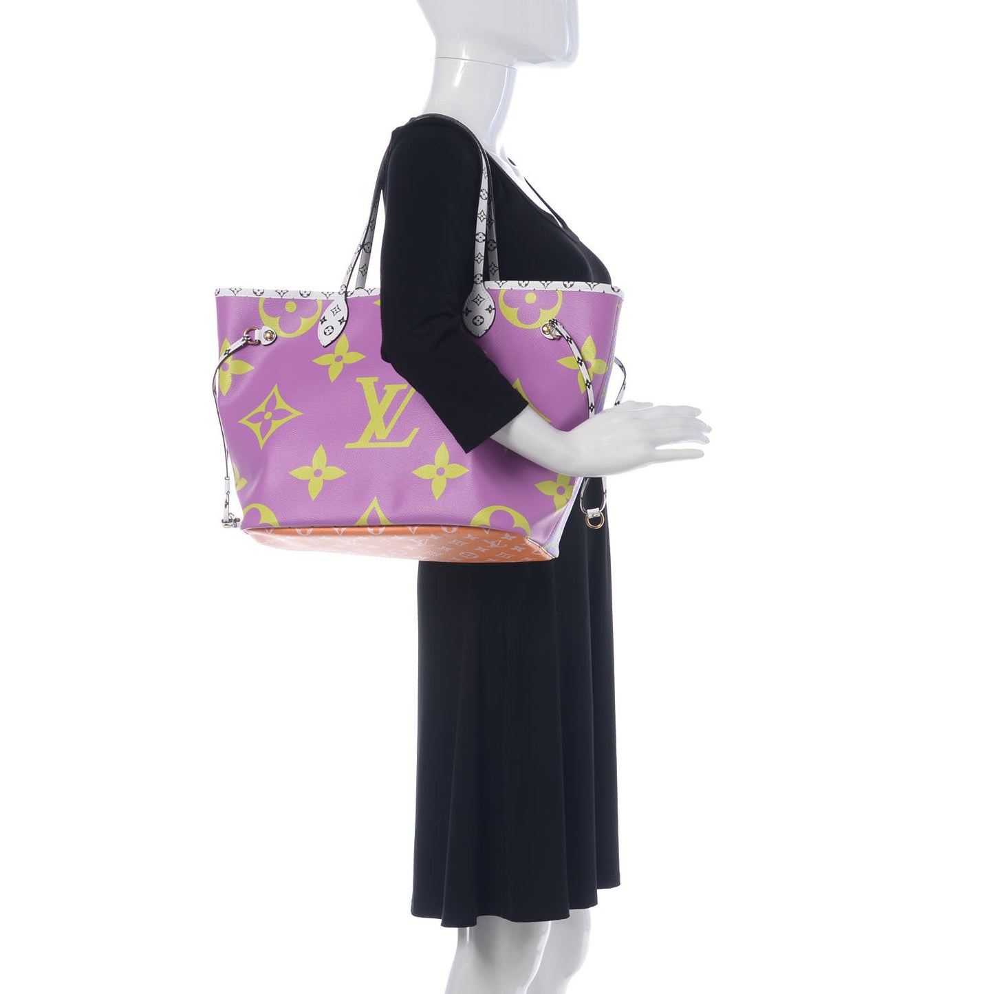 Monogram Giant Neverfull MM Pink Lilac