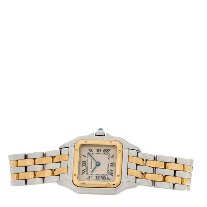 Cartier Stainless Steel 18K Yellow Gold 22mm Panthere Quartz Watch 2 of 5
