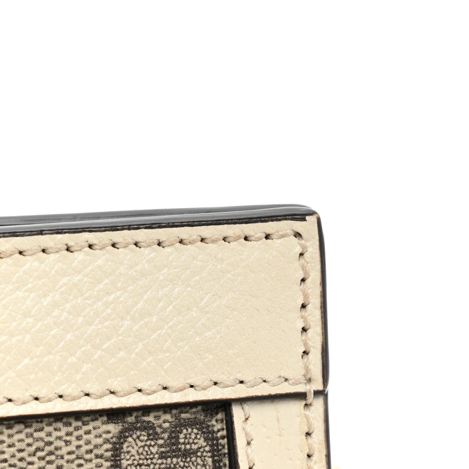 Gucci GG Supreme Monogram Textured Calfskin Web Small Ophidia Chain Shoulder Bag Beige Ebony Mystic White 17 of 17