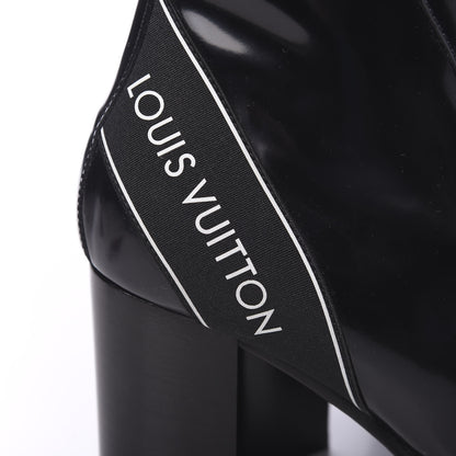 Louis Vuitton Glazed Calfskin Star Trail Ankle Boots 38 Black 6 of 7