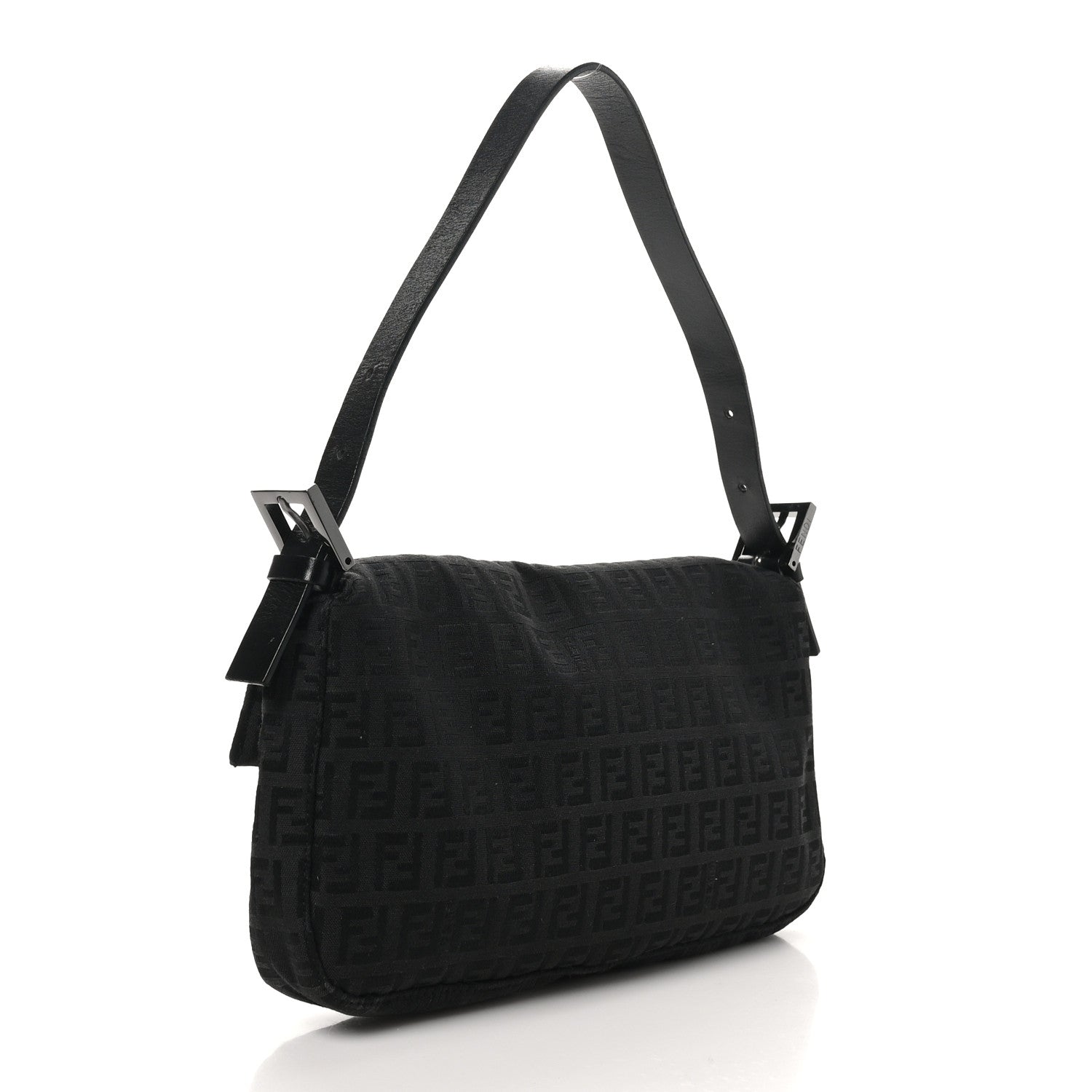 Fendi Zucchino Baguette Black 3 of 9