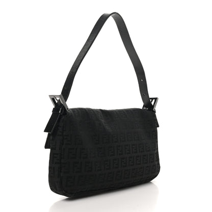 Fendi Zucchino Baguette Black 3 of 9