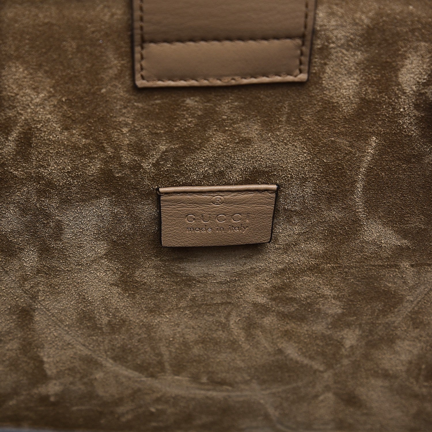 Gucci GG Supreme Monogram Dionysus Tote Beige Taupe 7 of 8