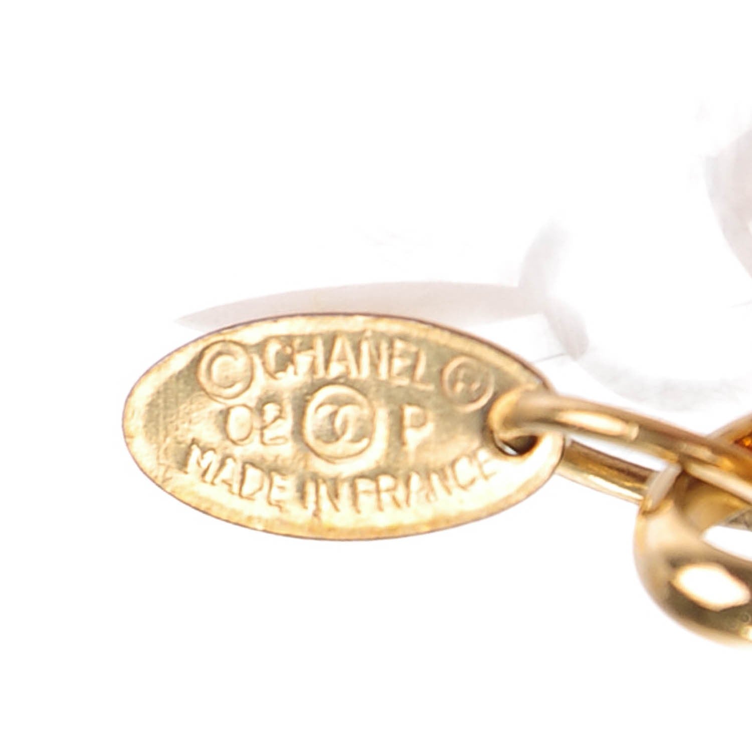 Chanel Quilted Flap Clover Keychain Gold 3 of 4