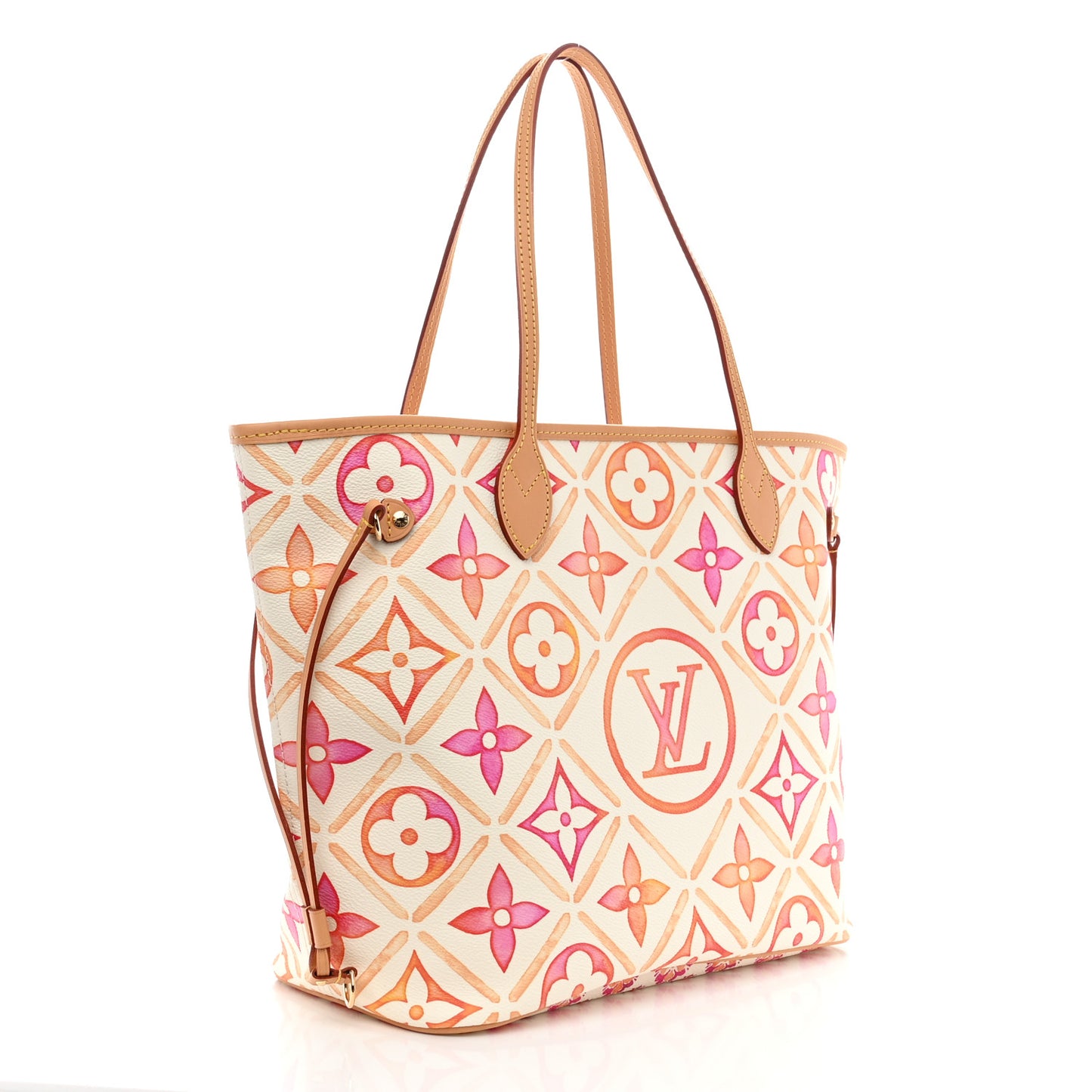 Monogram Giant By The Pool 2.0 Neverfull MM Coral