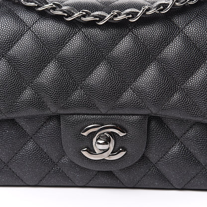 Chanel Iridescent Caviar Quilted Mini Rectangular Flap Black 11 of 11
