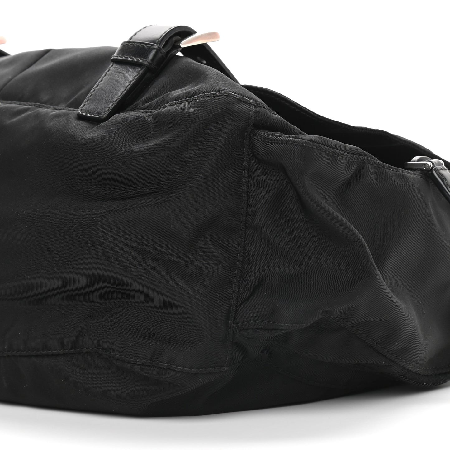 Tessuto Nylon Messenger Bag Black