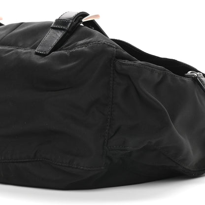 Prada Tessuto Nylon Messenger Bag Black 7 of 9