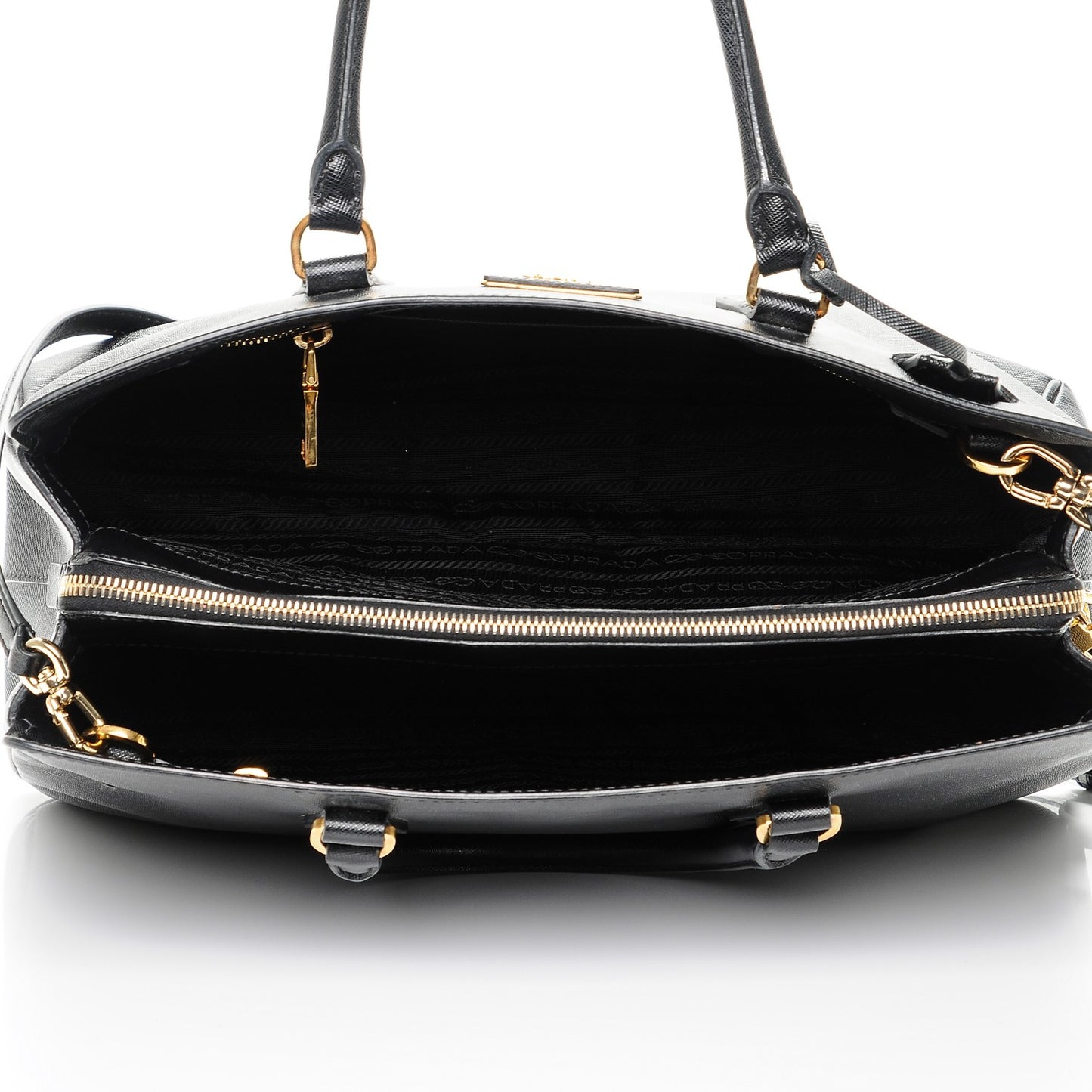 Saffiano Lux Large Tote Nero Black