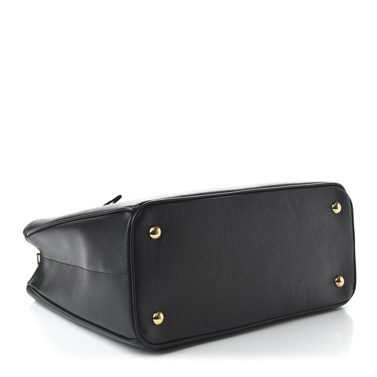 Saffiano Lux Medium Tote Black