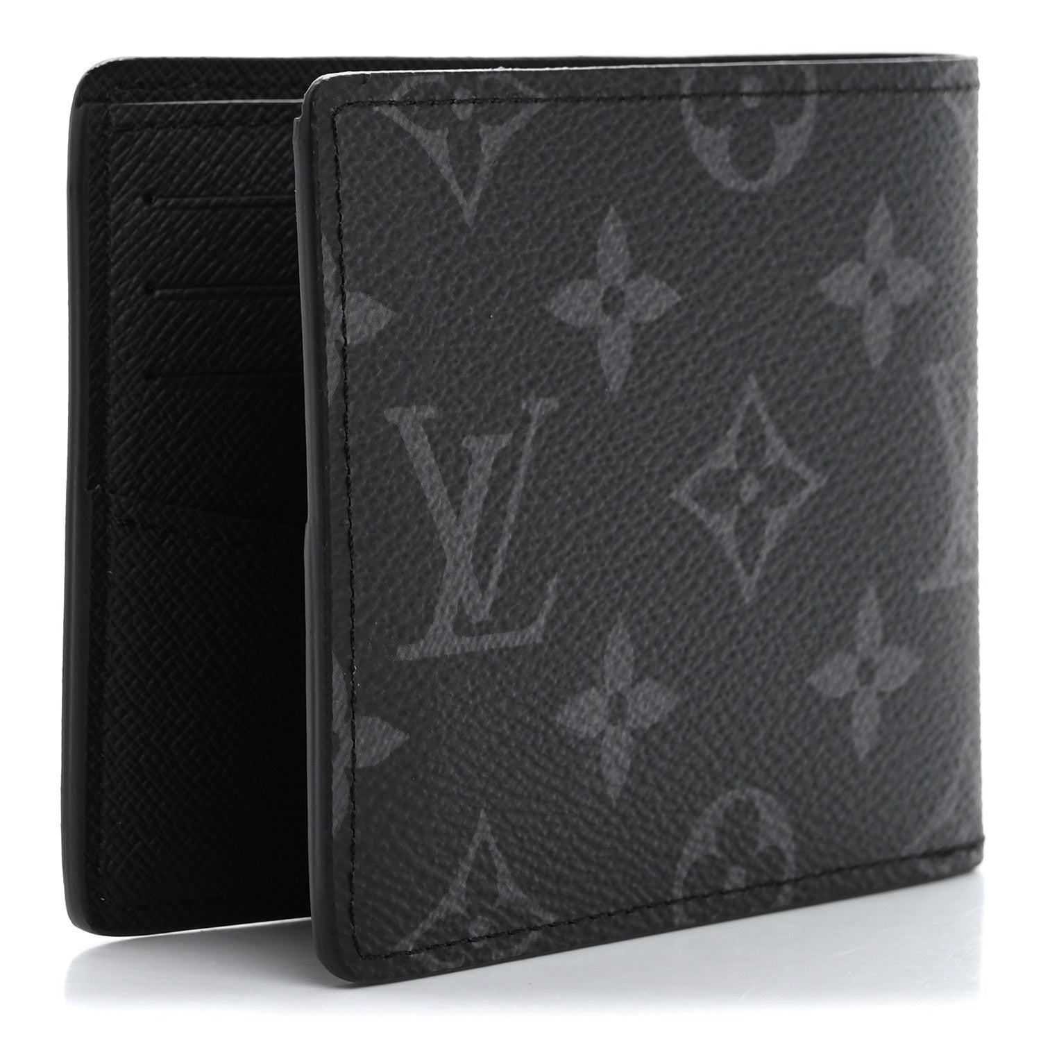 Louis Vuitton Monogram Eclipse Slender Wallet 3 of 7
