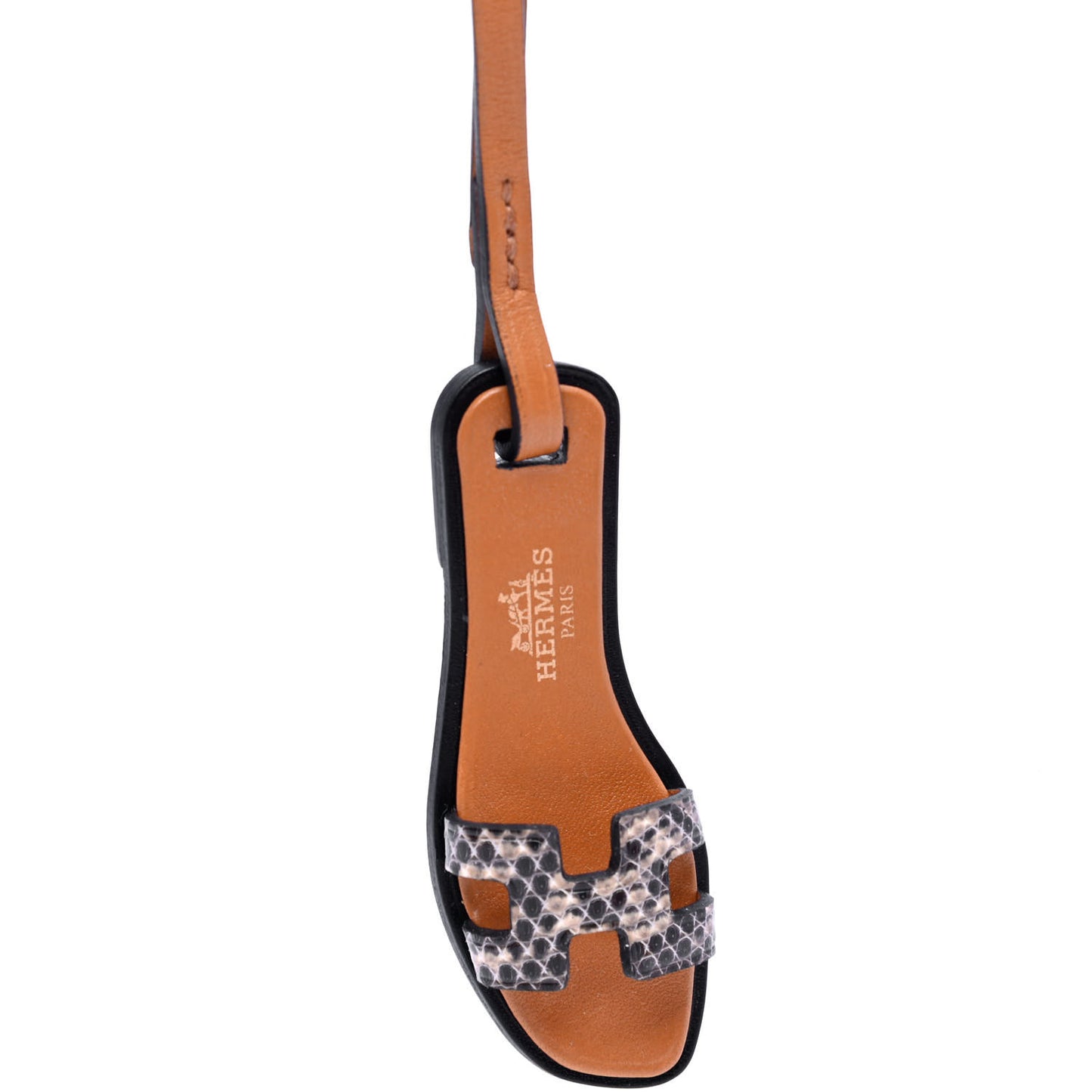 Lizard Butler Calfskin Hunter Oran Nano Bag Charm Ombre