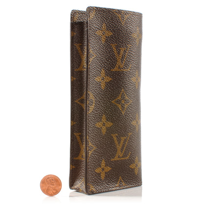 Louis Vuitton Monogram Etui a Lunettes Simple Eyeglass Case 2 of 5