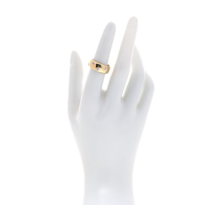 Tiffany 18K Yellow Gold Platinum Diamond Wide Etoile Band Ring 52 6 2 of 3