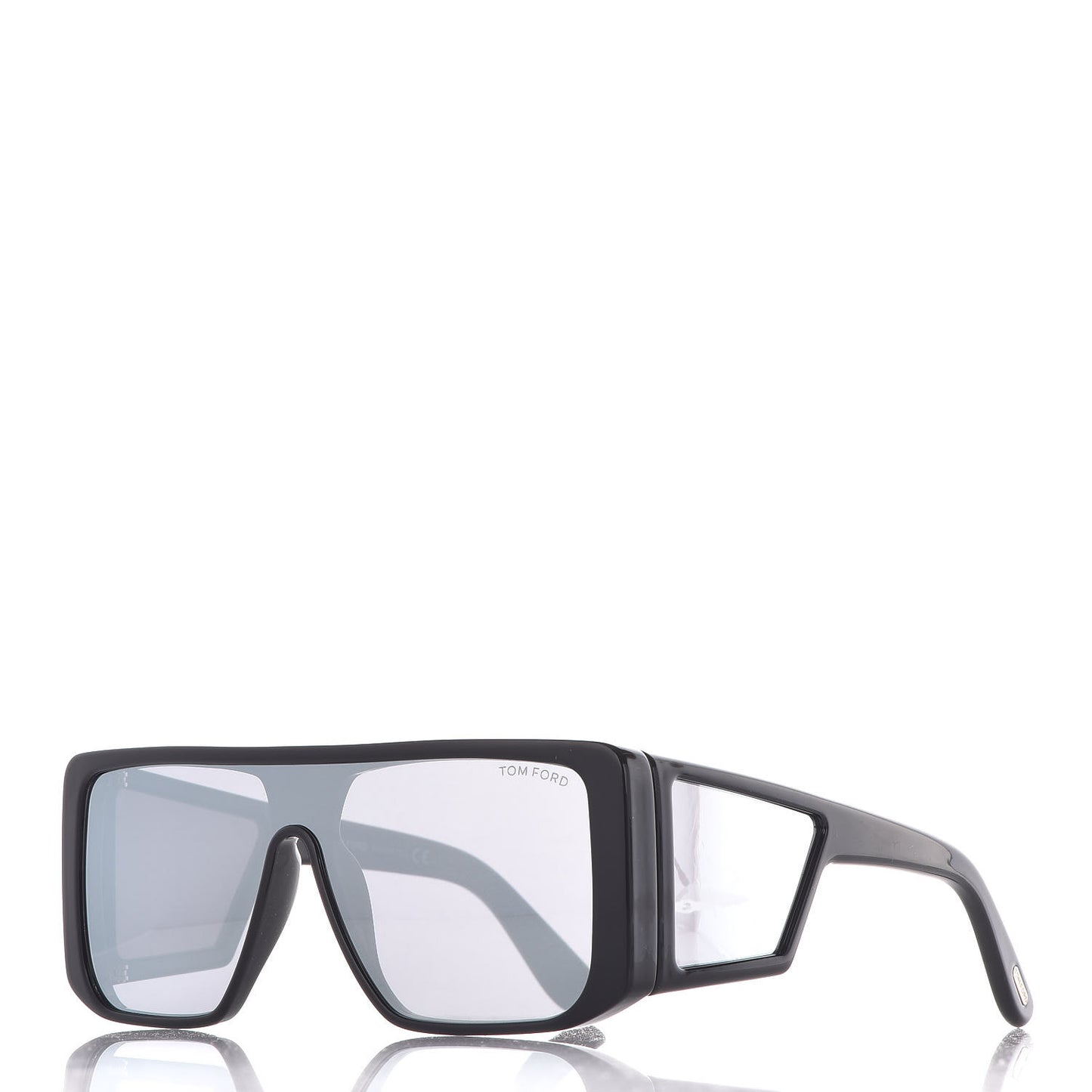 Square Atticus Sunglasses TF710 Black Smoke