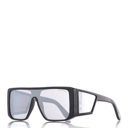 Tom Ford Square Atticus Sunglasses TF710 Black Smoke 1 of 8