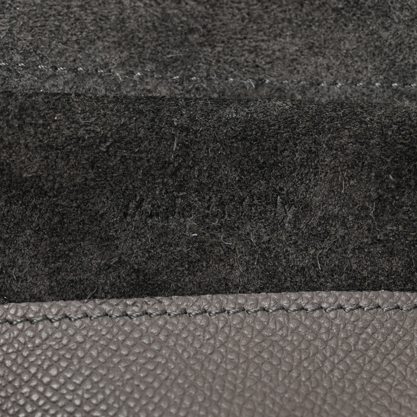 Grained Calfskin Micro Belt Bag Grey