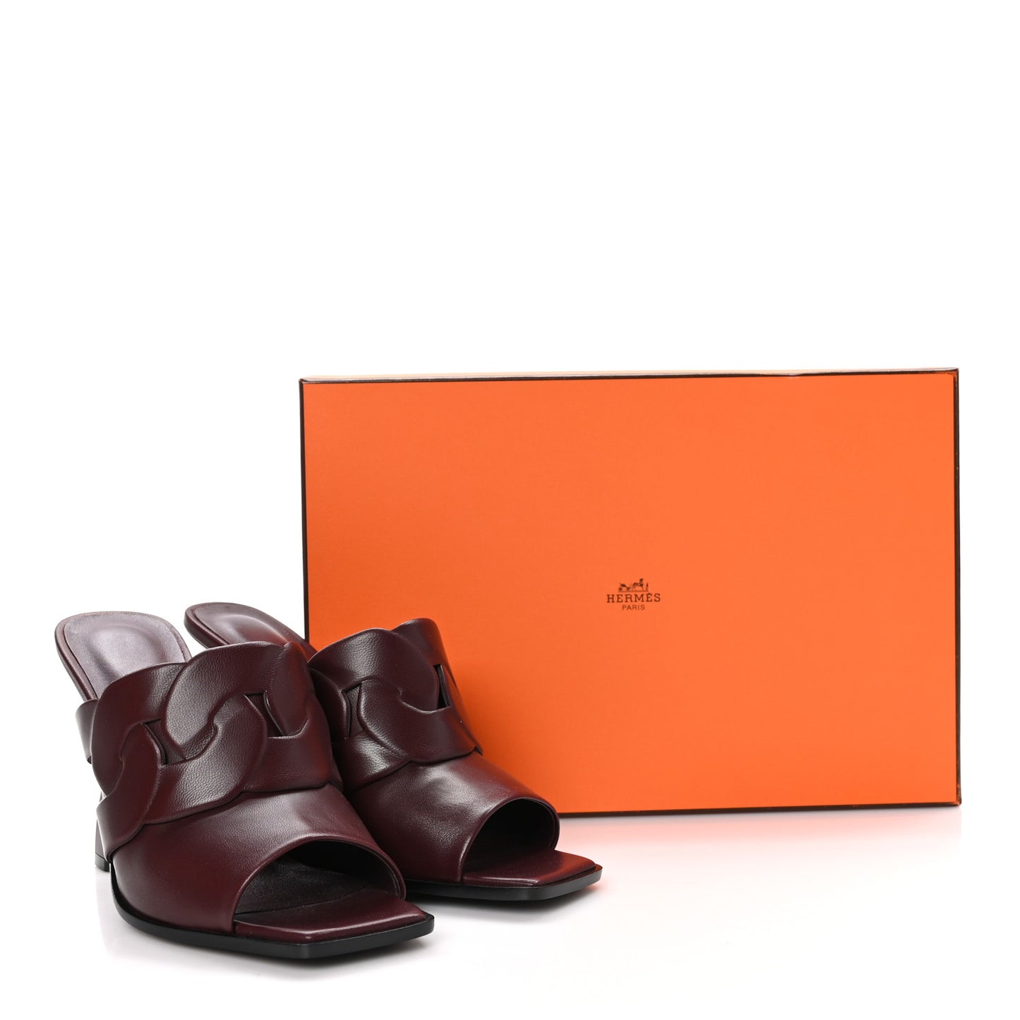 Nappa Hanna 95 Sandal 38 Marron Mahogany