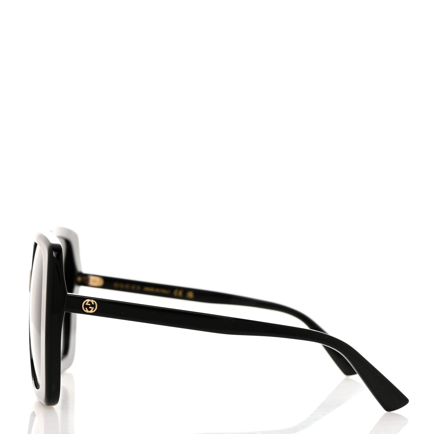 Acetate Square Frame Sunglasses GG1314S Black