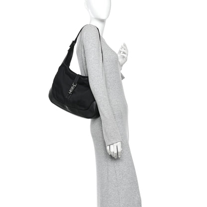 Gucci Canvas Jackie O Hobo Black 2 of 11