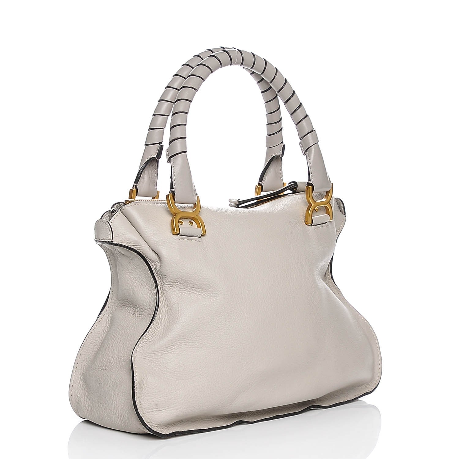 Chloe Calfskin Medium Marcie Satchel Dove 3 of 14